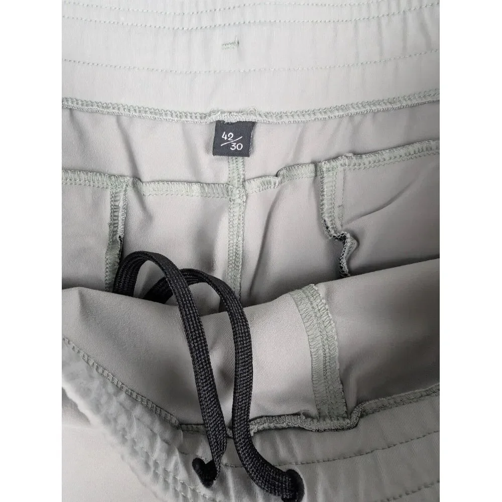Public Rec Daymaker All Day Everyday Pants Mens 40/32 Gray Drawstring Performanc